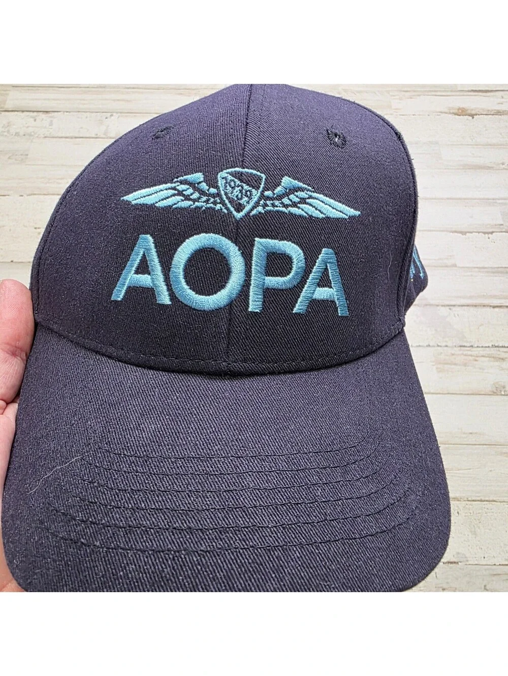 NEW Unworn - AOPA Aircraft Owners & Pilots Hat Cap Blue Adjustable